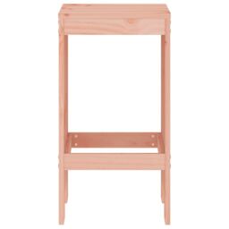 Berkfield Home Bar Stools 2 pcs 40x36x75 cm Solid Wood Douglas in Brown - Size: 40 x 36 x 75 cm - thumbnail 4