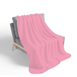 Warren Reed - Designer Hand Drawn Wild Flowers Sherpa Blanket in Pink - Size: Large - thumbnail 2