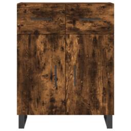 Berkfield Home Sideboard Smoked Oak 69.5x34x90 cm Engineered Wood in Brown - thumbnail 6