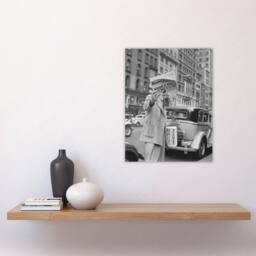 "Artery8 Social Justice Newsboy Dorothea Lange Wall Art Poster Print in Grey - Size: W12"" x H16""" - thumbnail 4
