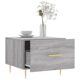 Berkfield Home Coffee Tables 2 pcs Grey Sonoma 50x50x40 cm Engineered Wood - Size: 50 x 50 x 40 cm - thumbnail 4