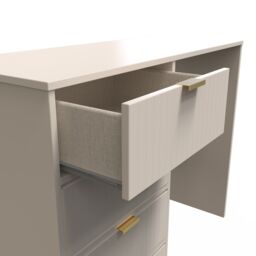 Ready Assembled 2 U Bexley 4 Drawer Vanity (Ready Assembled) in Taupe - thumbnail 5