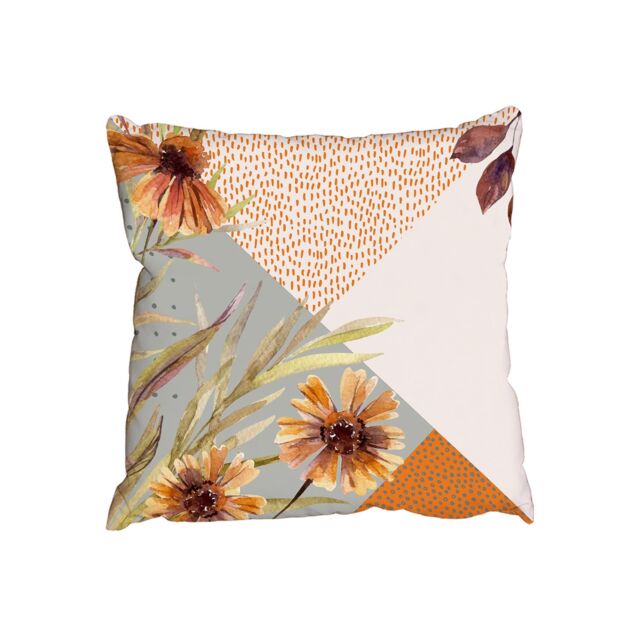 Benjamin Tate Design Cushions - Autumn watercolour wreath (Cushion)