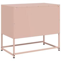 Berkfield Home TV Cabinet Pink 68x39x60.5 cm Steel - thumbnail 8
