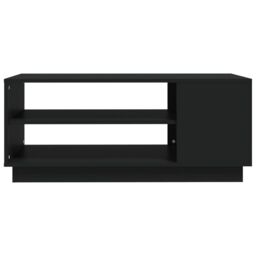 Berkfield Home Coffee Table Black 102x55x43 cm Engineered Wood - Size: 102 x 55 x 43 cm - thumbnail 5