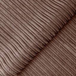 LUXURY LIFE Amalfi Jumbo Cord Fabric 1 Seater Sofa in Chocolate - thumbnail 2