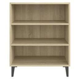 Berkfield Home Sideboard Sonoma Oak 57x35x70 cm Engineered Wood in Light Tan - Size: 57 x 35 x 70 cm - thumbnail 4