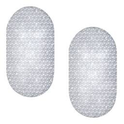 Showerdrape Medina Anti Slip PVC Bath Mat 69cm x 36cm - 2 Set in Grey - Size: 69 cm x 36 cm - thumbnail 5