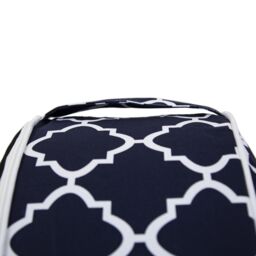 Charles Bentley Indoor/Outdoor Inflatable Foot Stool Pouffe Bean Bag - Navy in Blue - thumbnail 3