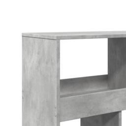 Berkfield Home Classic Bookcase Concrete Grey 100x33x125.5 cm Engineered Wood - thumbnail 7