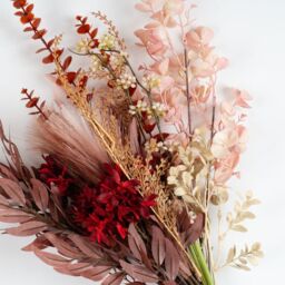 Scottish Everlastings Ltd 60cm Red & Brown Mixed Bouquet - thumbnail 2