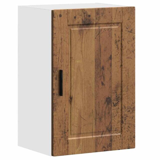 Berkfield Home Kitchen Wall Cabinet¬†Porto Old Wood Engineered Wood in Brown - image 1