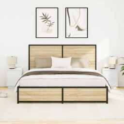 Berkfield Home Bedside Cabinets with LED Lights¬†2 pcs White 38x34x50 cm - Size: 38 x 34 x 50 cm - thumbnail 4