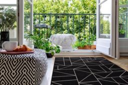 RugsX Floorlux Rug in Black - Size: 240 cm x 330 cm - thumbnail 4