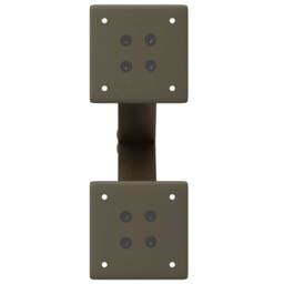 Berkfield Home Coffee Table Legs X-Shaped 2 pcs Natural Steel 28x(42-43) cm Steel in Brown - thumbnail 7