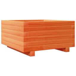 Berkfield Home Decorative Garden Planter Wax Brown 50x50x26.5 cm Solid Wood Pine - thumbnail 7
