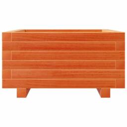 Berkfield Home Decorative Garden Planter Wax Brown 50x50x26.5 cm Solid Wood Pine - thumbnail 5
