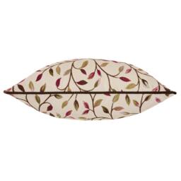 Voyage Maison Cervino Piped Jacquard Cushion in Dark Red - Size: 43 cm x 43 cm - thumbnail 4