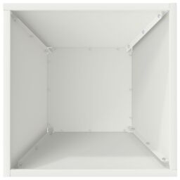 Berkfield Home Garden Bowl Planter White 35x35x15 cm Steel - Size: 35 x 35 x 15 cm - thumbnail 8