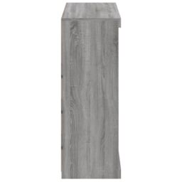 Berkfield Home Sideboard with LED Lights Grey Sonoma 81x37x100 cm - Size: 81 x 37 x 100 cm - thumbnail 7