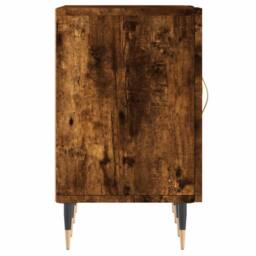 Berkfield Home TV Cabinet Smoked Oak 150x30x50 cm Engineered Wood in Brown - Size: 150 x 30 x 50 cm - thumbnail 7