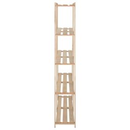 Berkfield Home 5-Tier Storage Rack 170x28.5x170 cm Solid Pinewood in Brown - thumbnail 3