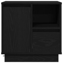 Berkfield Home Bedside Cabinets with LED 2 pcs Black Oak 50x34, 5x50 cm - thumbnail 8