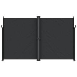 Berkfield Home Retractable Side Awning Black 200x1000 cm - thumbnail 3