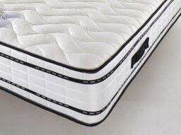 Somnior Snooze 1000 Pocket Sprung With Memory Foam Micro Quilted Mattress in White - Size: Single - thumbnail 2