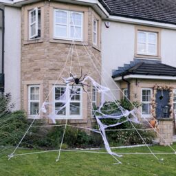 Marco Paul 23ft Giant Spider Web Halloween Decoration Pre-lit Spider Decor - thumbnail 9