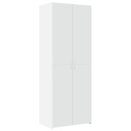 Berkfield Home Highboard White 70x42.5x185 cm Engineered Wood - thumbnail 2