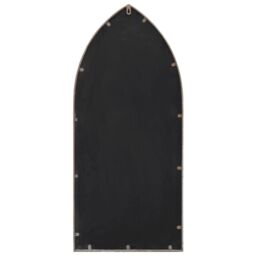 Berkfield Home Garden Mirror Sand 100x45 cm Iron for Outdoor Use in Beige - thumbnail 4