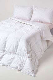 Homescapes Premium White Goose Down 13.5 Tog Winter Duvet - Size: Double