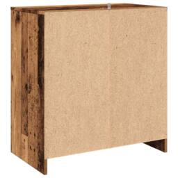 Berkfield Home Sideboard Old Wood 70x41x75 cm Engineered Wood in Brown - Size: 70 x 41 x 75 cm - thumbnail 6