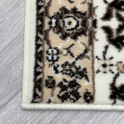 runrug Hallway Carpet Runner Rug - Soft & Comfy, 9mm - 'Traditional' in Cream - Size: 60 cm x 150 cm - thumbnail 2