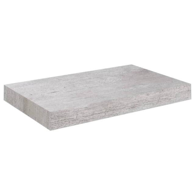 Berkfield Home Floating Wall Shelf Concrete Grey 23x23.5x3.8 cm MDF - image 1