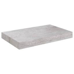 Berkfield Home Floating Wall Shelf Concrete Grey 23x23.5x3.8 cm MDF - thumbnail 1