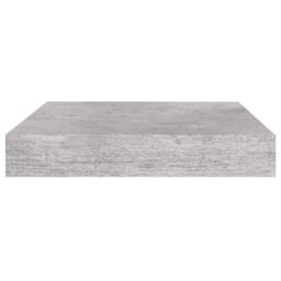 Berkfield Home Floating Wall Shelf Concrete Grey 23x23.5x3.8 cm MDF - thumbnail 4