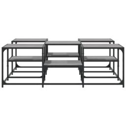 Berkfield Home Coffee Table Grey Sonoma 121x121x40 cm Engineered Wood - Size: 121 x 121 x 40 cm - thumbnail 5