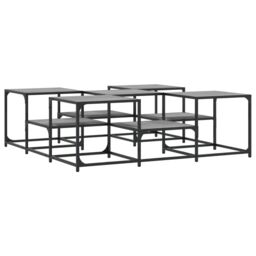 Berkfield Home Coffee Table Grey Sonoma 121x121x40 cm Engineered Wood - Size: 121 x 121 x 40 cm - thumbnail 2