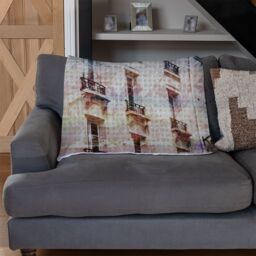Benjamin Tate Design Sarahs Vision Blanket in Natural - Size: 120 cm x 150 cm - thumbnail 2
