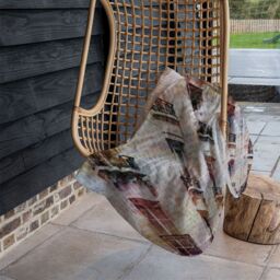 Benjamin Tate Design Sarahs Vision Blanket in Natural - Size: 120 cm x 150 cm - thumbnail 4