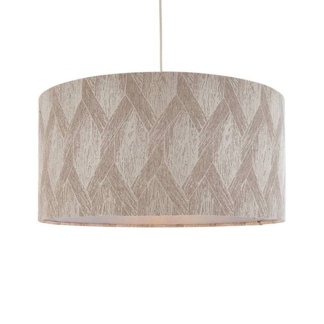 Pagazzi Parisa Silver Jacquard 50Cm Shade in Taupe - image 1