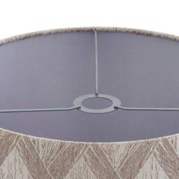 Pagazzi Parisa Silver Jacquard 50Cm Shade in Taupe - thumbnail 3