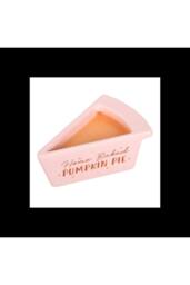 KDMD Home Baked Pumpkin Pie Ceramic Candle with Pie Dish in Baby Pink - thumbnail 2
