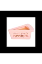 KDMD Home Baked Pumpkin Pie Ceramic Candle with Pie Dish in Baby Pink - thumbnail 3