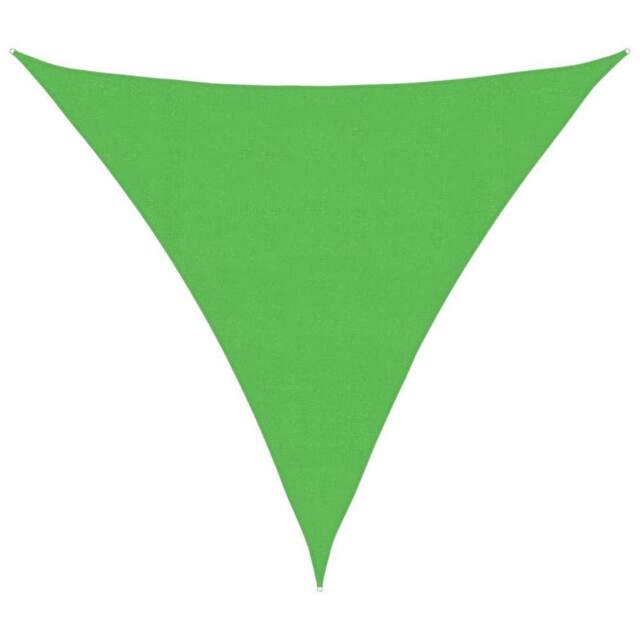 Berkfield Home Sunshade Sail 160 g/m ² Light Green 4x4x4 m HDPE - image 1