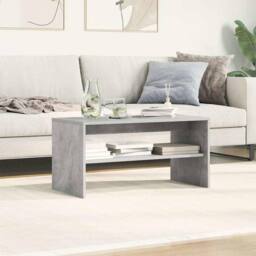 Berkfield Home TV Cabinet Concrete Grey 80x40x40 cm Engineered Wood - Size: 80 x 40 x 40 cm - thumbnail 4