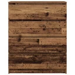 Berkfield Home Sideboard Old Wood 80x35x99 cm Engineered Wood in Brown - Size: 80 x 35 x 99 cm - thumbnail 6