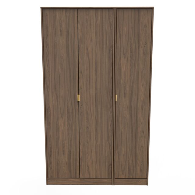 Ready Assembled 2 U Fuji 3 Door Wardrobe (Ready Assembled) in Walnut - image 1